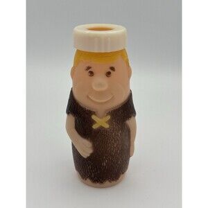 Vintage 1977 Evenflo Flintstones Baby Bottle Barney Rubble Hanna Barbera